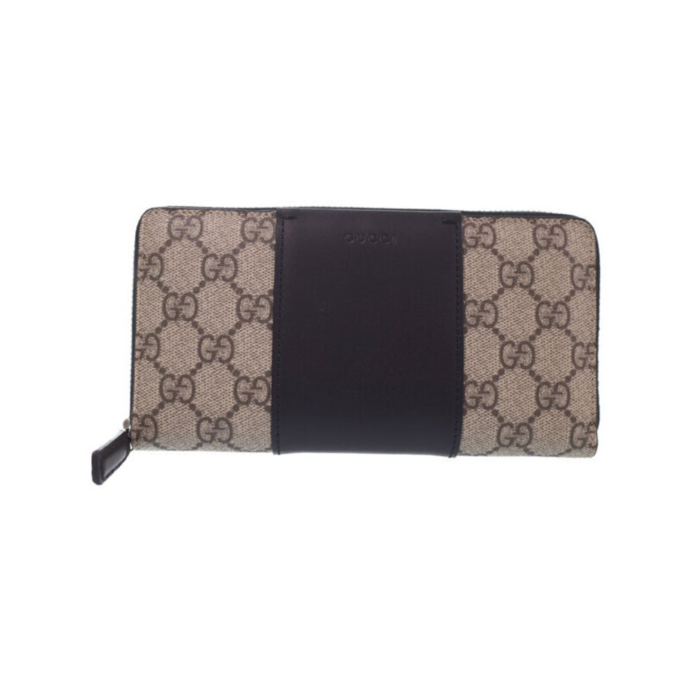 Gucci GG Supreme Zip Around Wallet Round Zipper Long